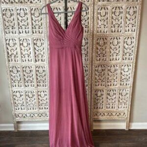 Elegant Pink Evening Gown
